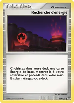 Carte Pokémon Recherche d'énergie #117 — Diamant et Perle
