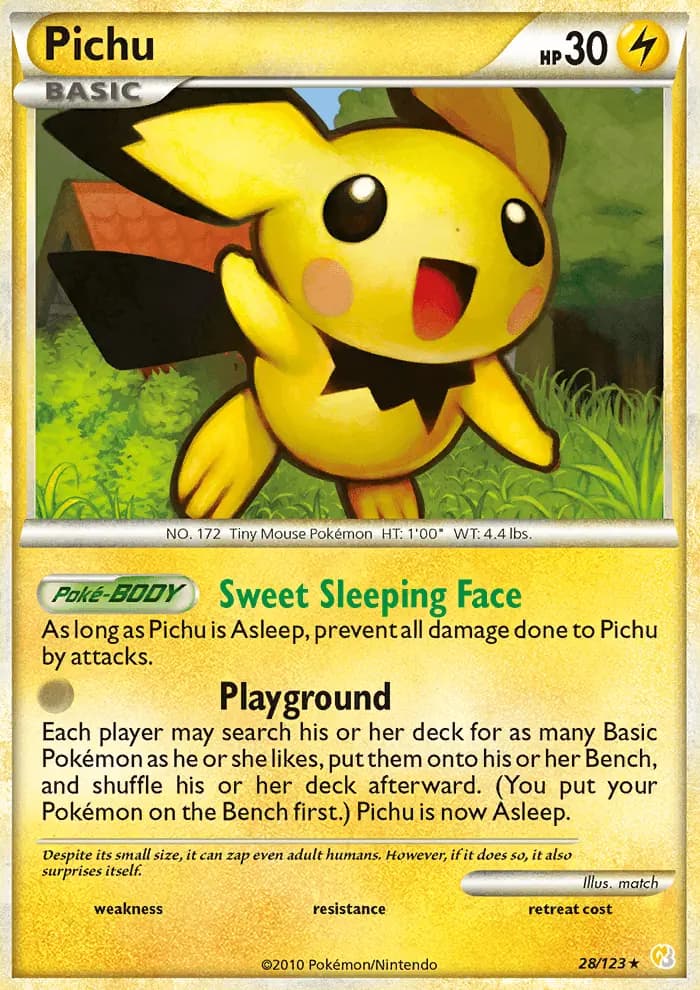 Pichu #28 — HeartGold SoulSilver