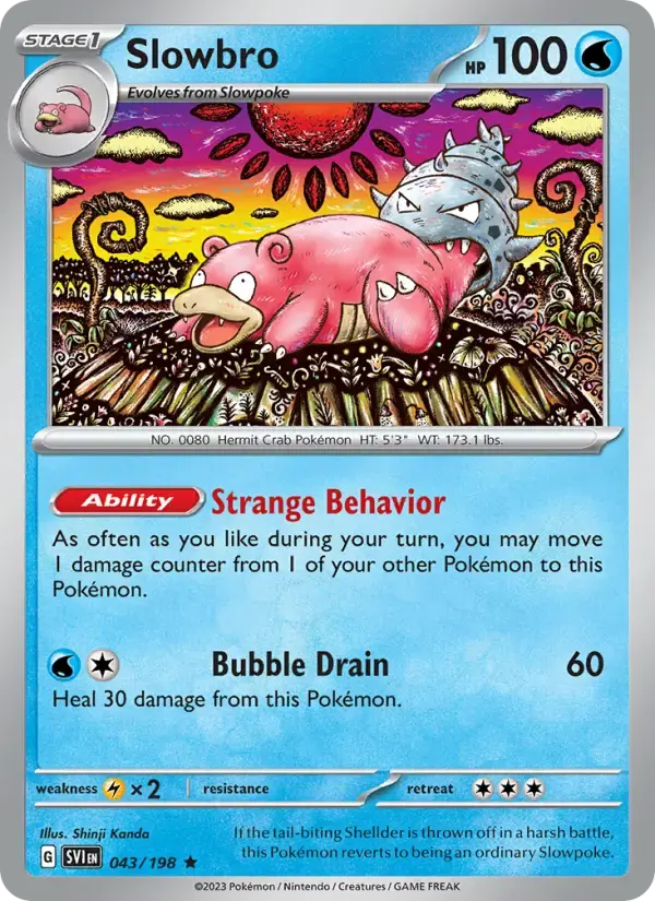 Slowbro #043 — Scarlet & Violet