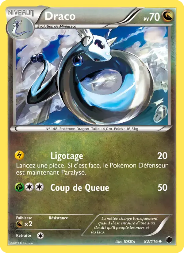 Carte Pokémon Draco #82 — Glaciation Plasma