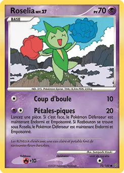 Carte Pokémon Roselia #72 — Tempête