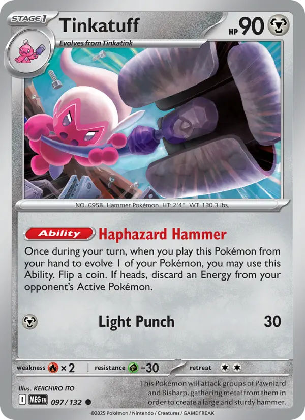 Carte Pokémon Forgella #097 — Méga-Évolution