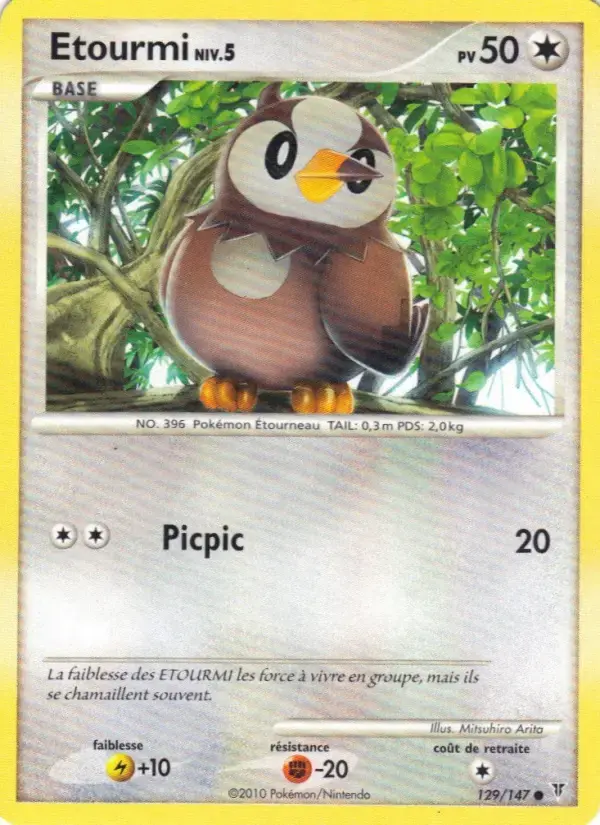 Carte Pokémon Etourmi #129 — Vainqueurs Suprêmes