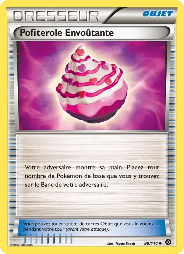 Carte Pokémon Pofiterole Envoûtante #99 — Offensive Vapeur