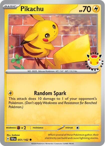 Pikachu #051 Stamp — Temporal Forces