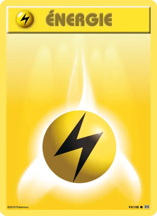 Carte Pokémon Énergie Electrik #94 — Évolutions XY
