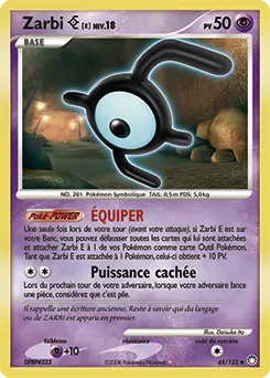 Carte Pokémon Zarbi #65 — Trésors Mystérieux