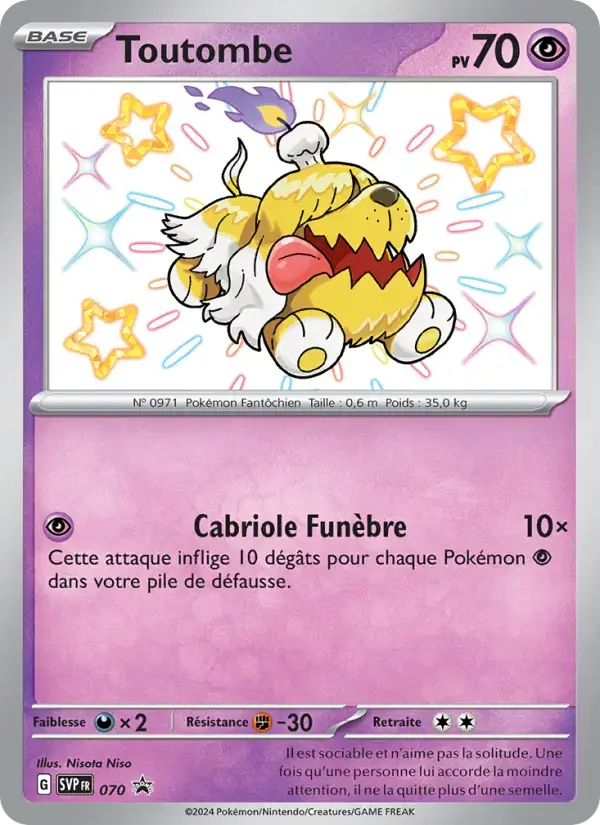 Carte Pokémon Toutombe #070 — Promos Écarlate et Violet