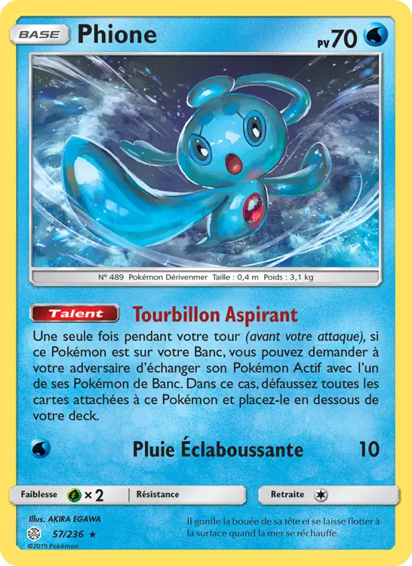 Carte Pokémon Phione #57 — Éclipse Cosmique