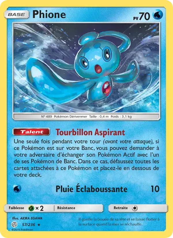 Carte Pokémon Phione #57 — Éclipse Cosmique