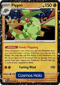 Flygon #053 Cosmos Holo — Phantasmal Flames