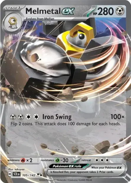 Carte Pokémon Melmetal ex #105/142 — Jumbo