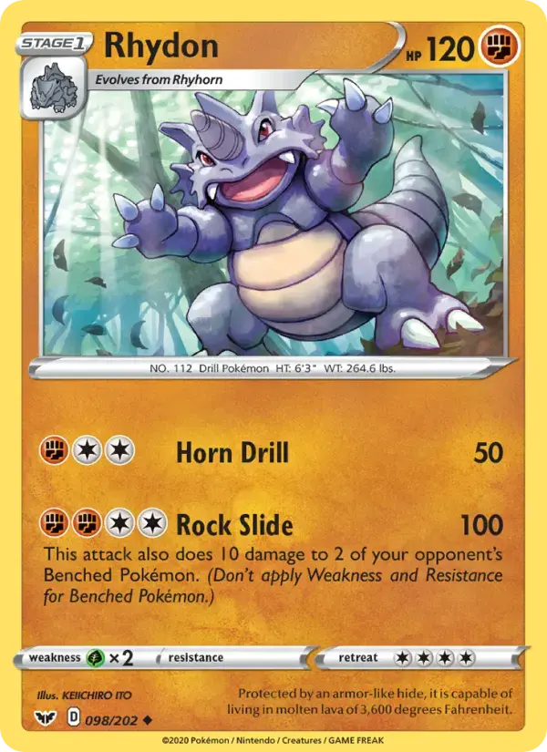 Rhydon #98 — Sword & Shield