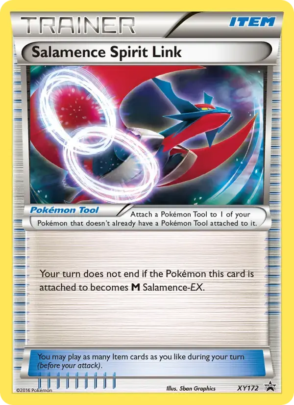 Carte Pokémon Salamence Spirit Link #XY172 — Promos X&Y