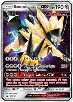 Carte Pokémon Necrozma Crinière du Couchant GX #SM102 — Promos Soleil et Lune