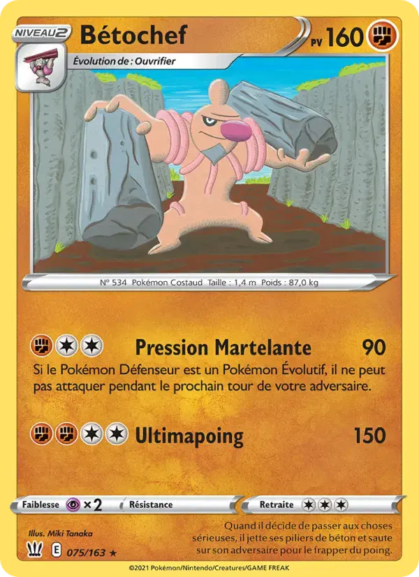 Carte Pokémon Bétochef #75 — Styles de Combat