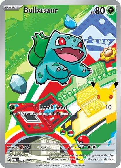 Carte Pokémon Bulbizarre #037 — Promos Méga-Évolution