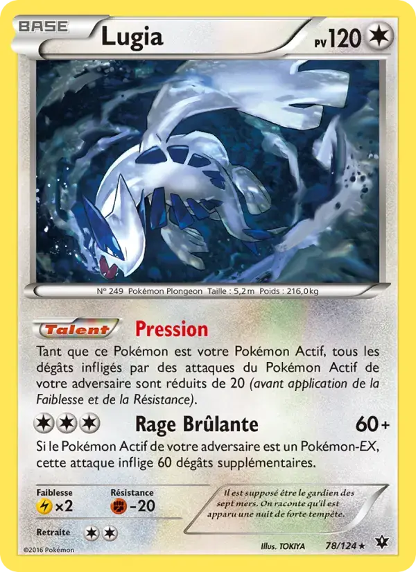 Carte Pokémon Lugia #78 — Impact des Destins