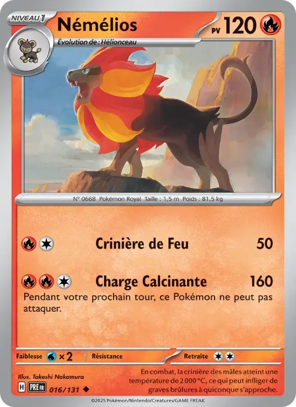 Carte Pokémon Némélios #016 — Évolutions Prismatiques