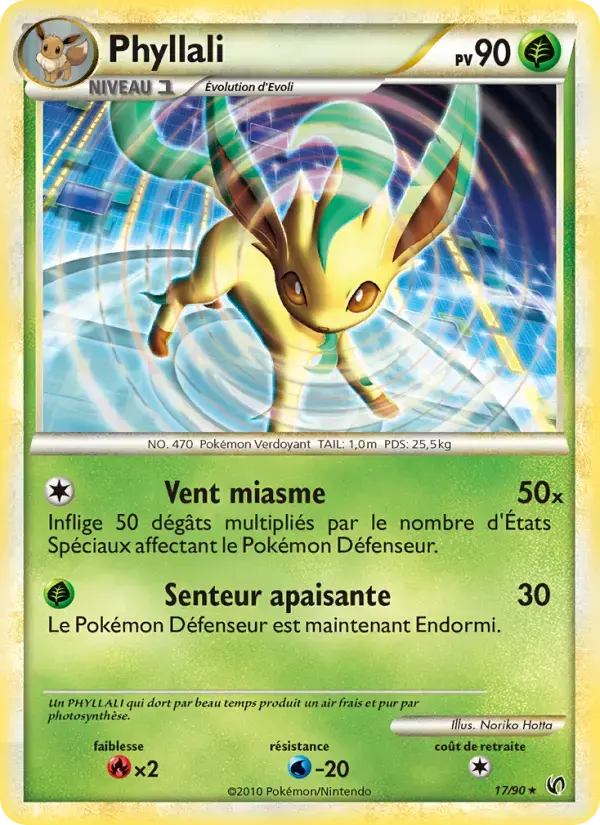 Carte Pokémon Phyllali #17 — Indomptable