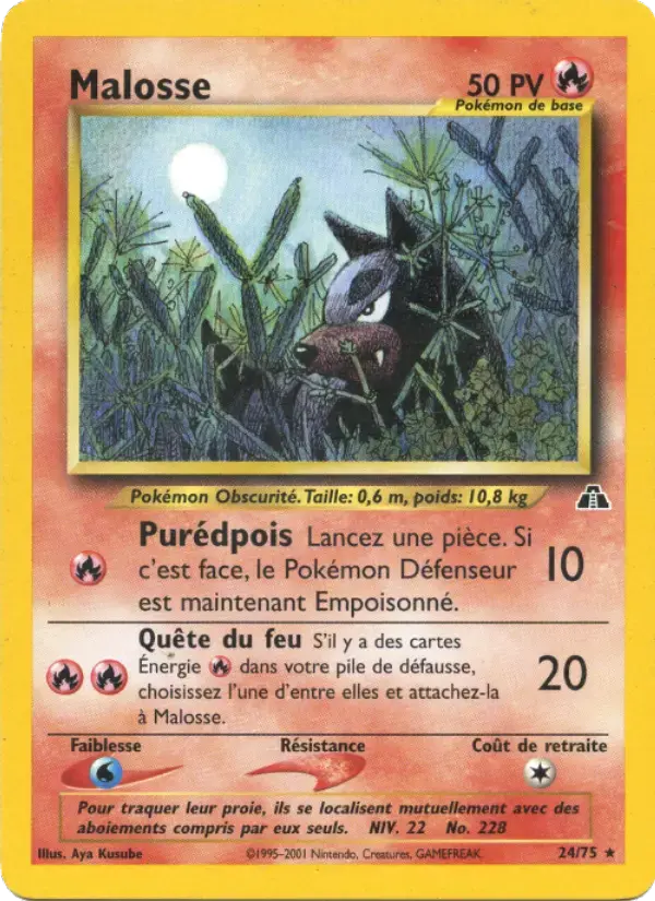 Carte Pokémon Malosse #24 — Neo Discovery