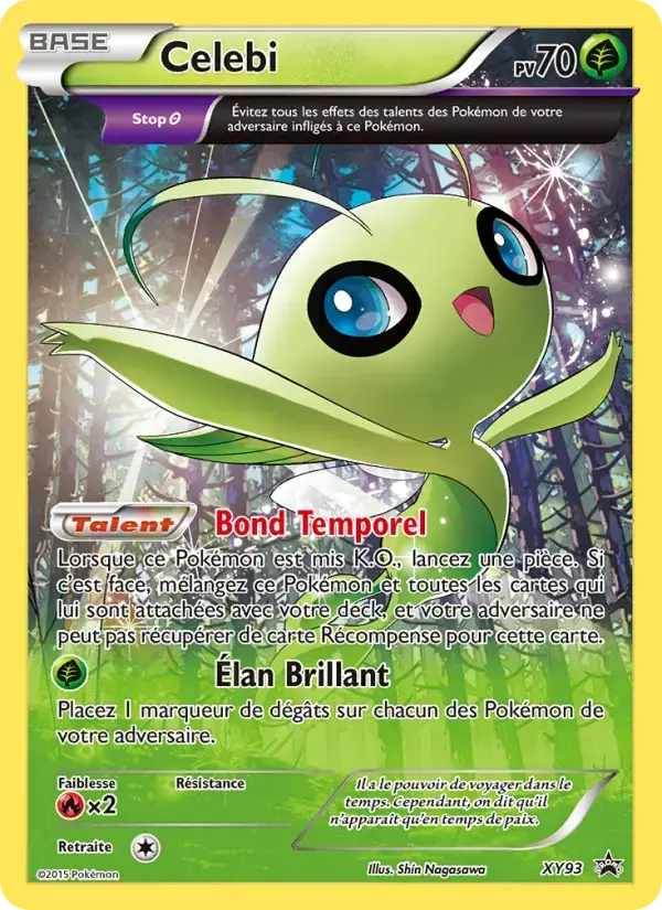 Carte Pokémon Celebi #XY93 — Promos X&Y
