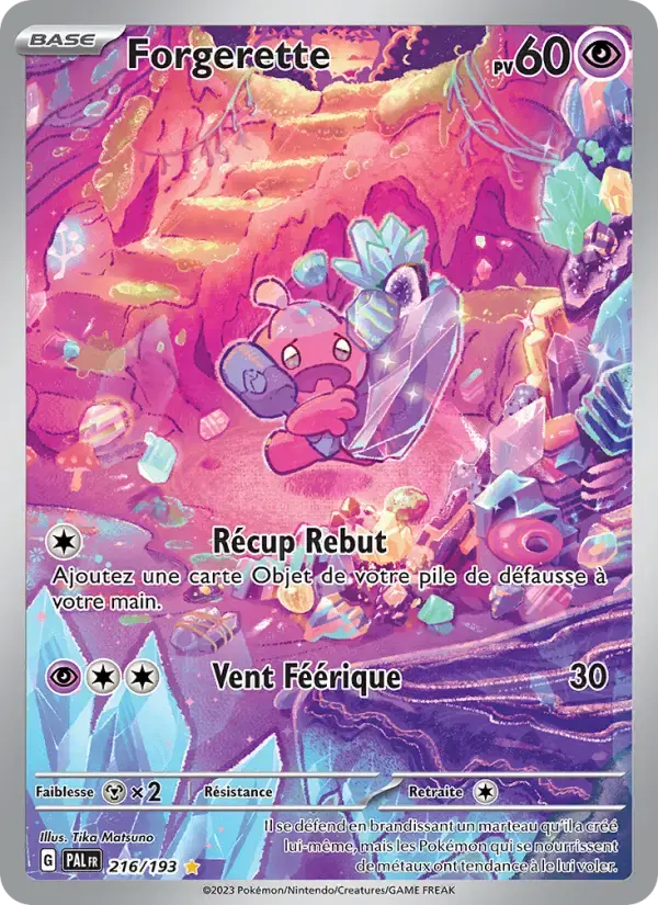 Carte Pokémon Forgerette #216 — Évolutions à Paldea