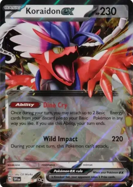 Carte Pokémon Koraidon ex #J304 — Jumbo