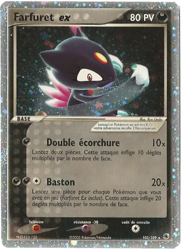 Carte Pokémon Farfuret ex #103 — Rubis & Saphir