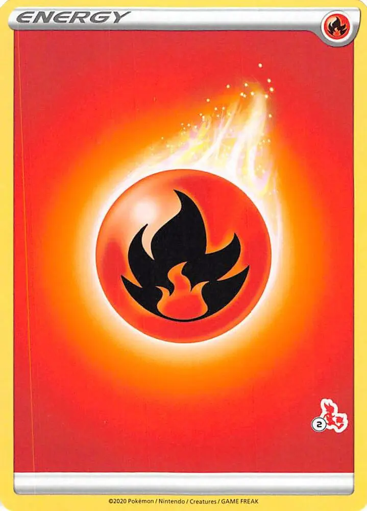 Carte Pokémon Fire Energy #Cinderace 02 — Académie de Combat 2022