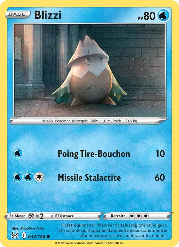 Carte Pokémon Blizzi #042 — Origine Perdue
