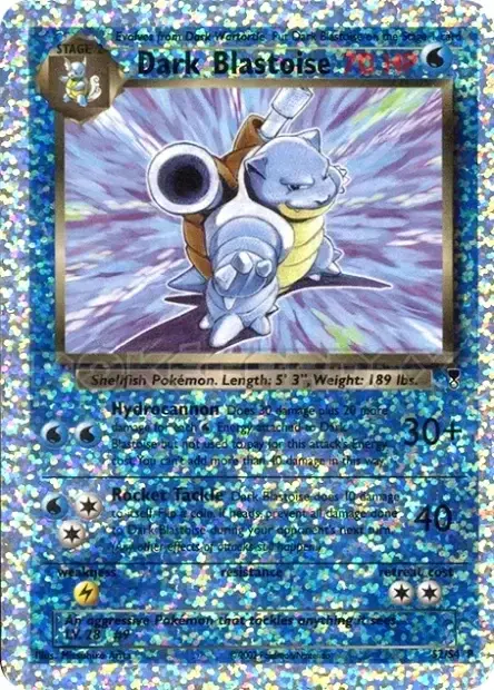 Carte Pokémon Tortank obscur #S2/S4 — Jumbo