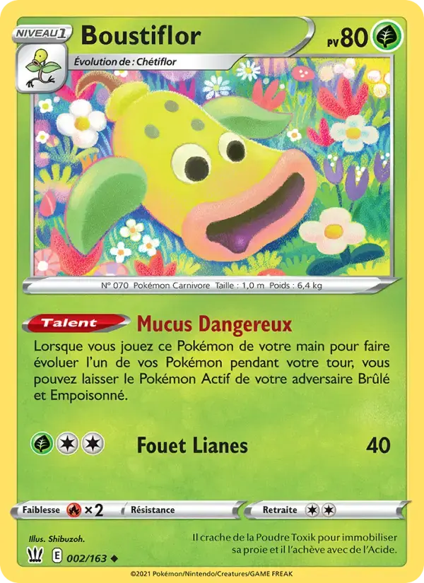 Carte Pokémon Boustiflor #2 — Styles de Combat