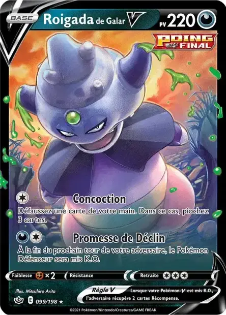Carte Pokémon Roigada de Galar-V #099/198 — Jumbo
