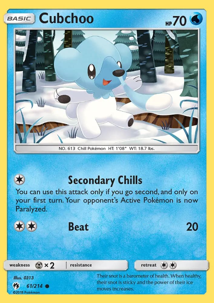 Cubchoo #61 — Lost Thunder