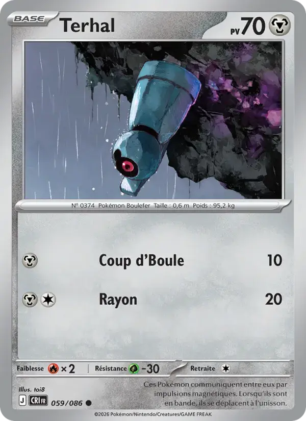 Carte Pokémon Terhal #059 — Chaos Ascendant