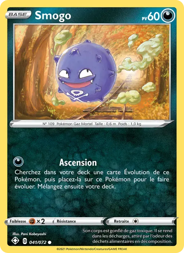 Carte Pokémon Smogo #41 — Destinées Radieuses