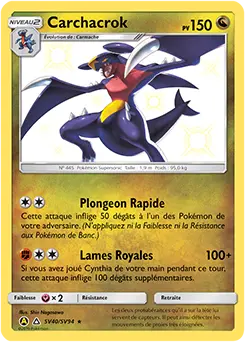 Carte Pokémon Carchacrok #SV40 — Destinées Occultes