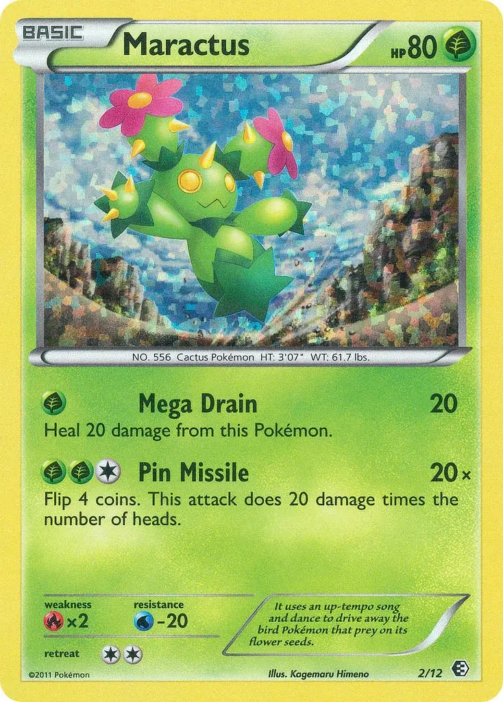 Carte Pokémon Maracachi #2 — 2011 Promo McDonald's