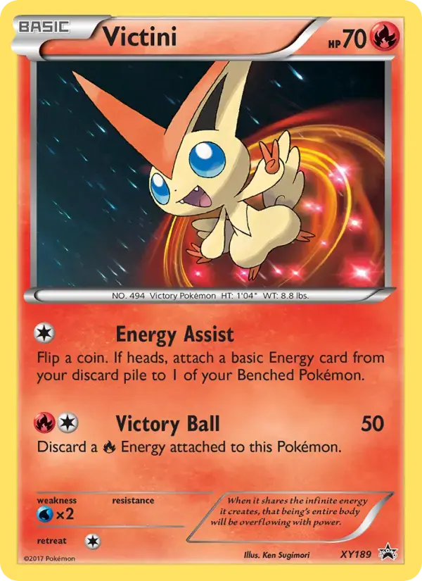 Carte Pokémon Victini #XY189 — Promos X&Y