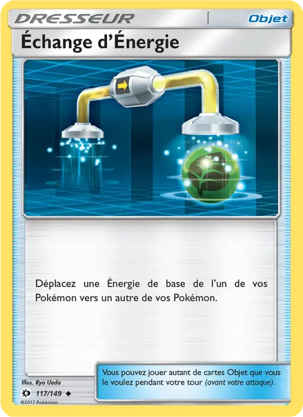 Carte Pokémon Échange d’Énergie #117 — Soleil et Lune