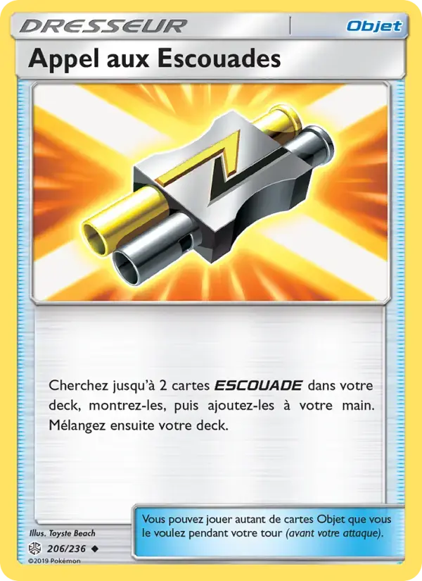 Carte Pokémon Appel aux Escouades #206 — Éclipse Cosmique