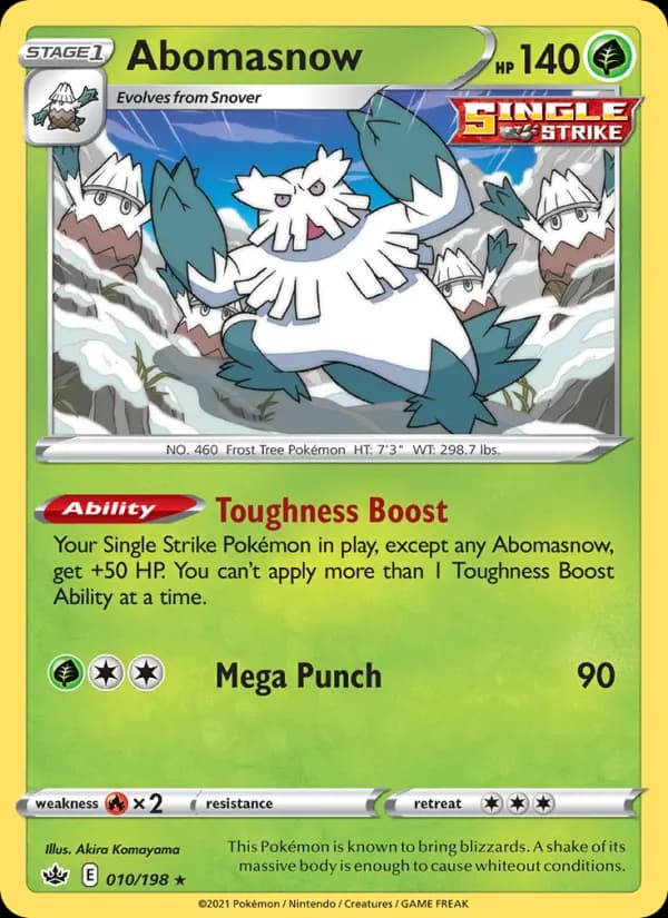 Abomasnow #10 — Chilling Reign