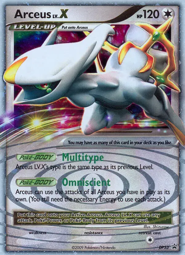 Carte Pokémon Arceus #DP53 — Promos Diamant et Perle