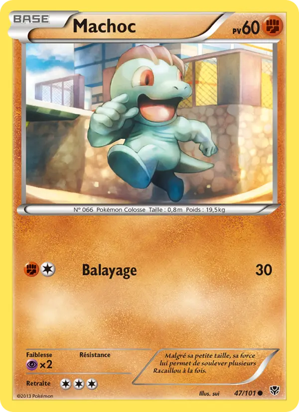 Carte Pokémon Machoc #47 — Explosion Plasma