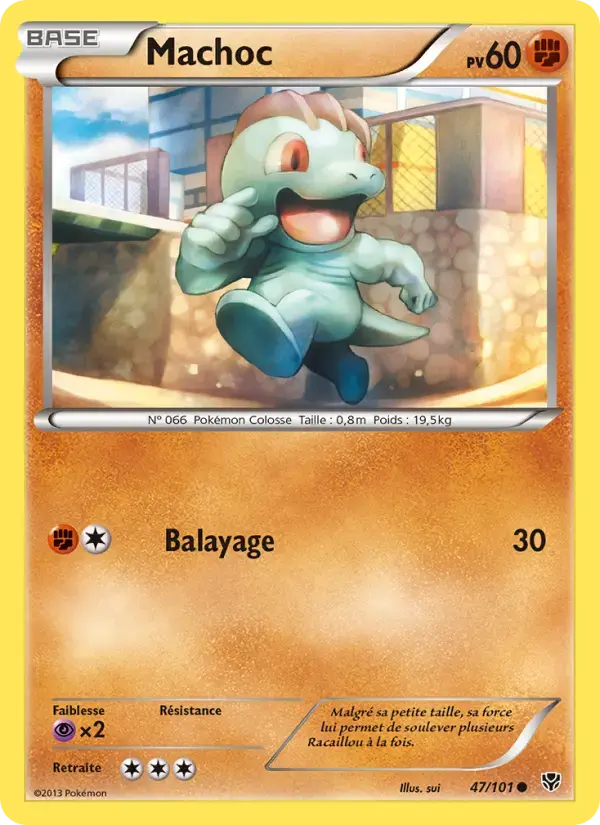 Carte Pokémon Machoc #47 — Explosion Plasma