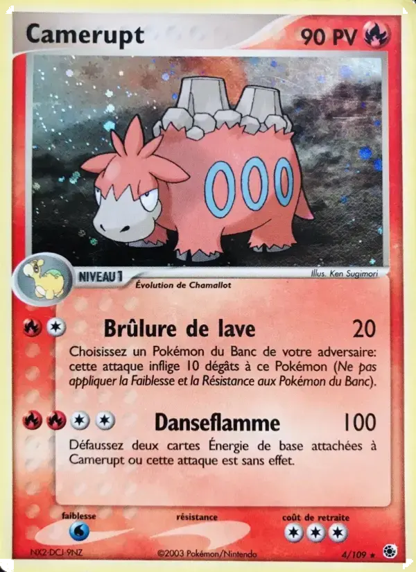 Carte Pokémon Camerupt #4 — Rubis & Saphir