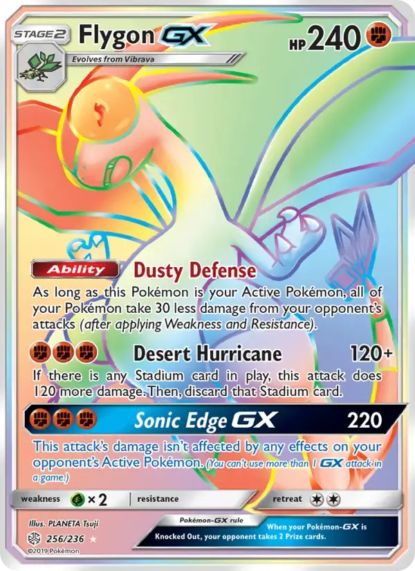 Flygon GX #256 — Cosmic Eclipse
