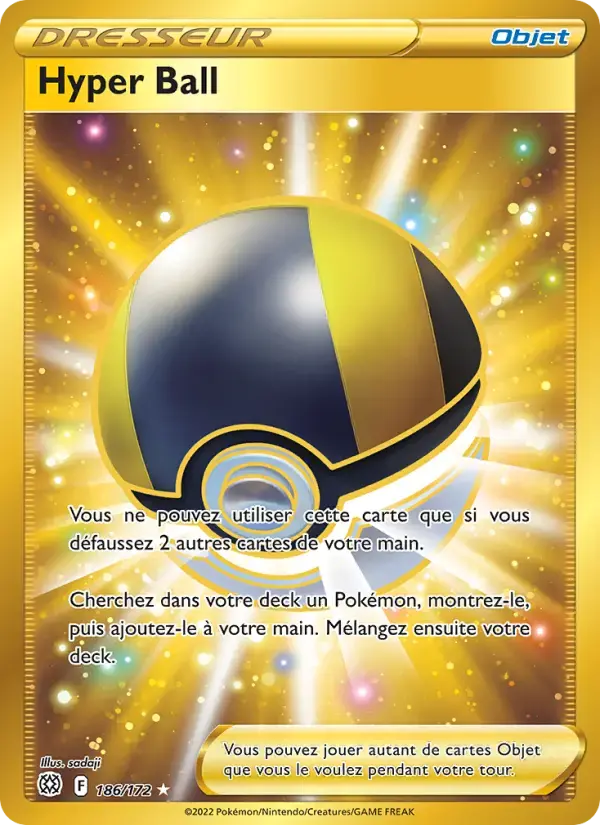 Carte Pokémon Hyper Ball #186 — Stars Étincelantes