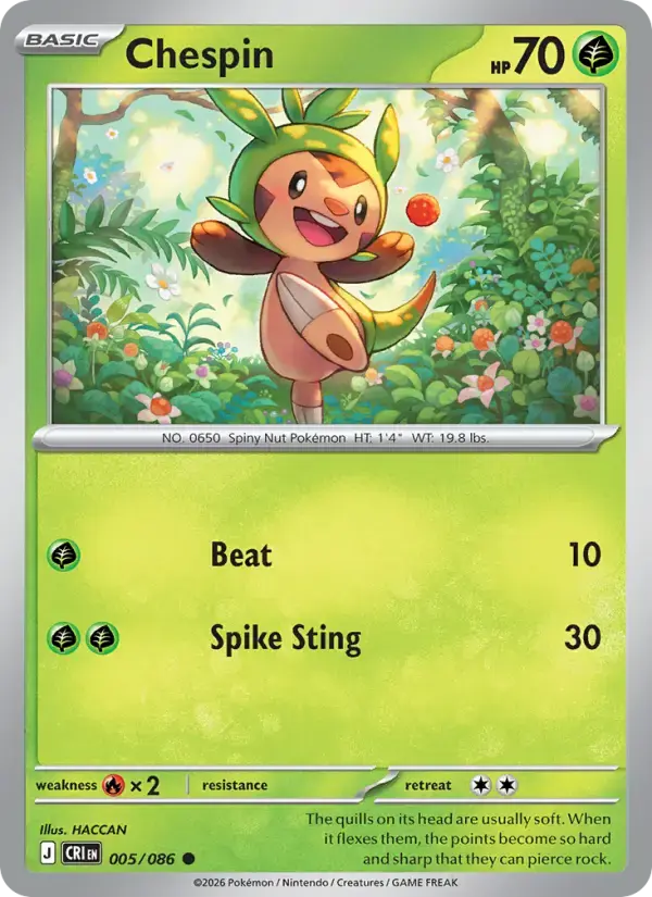 Chespin #005 — Chaos Rising